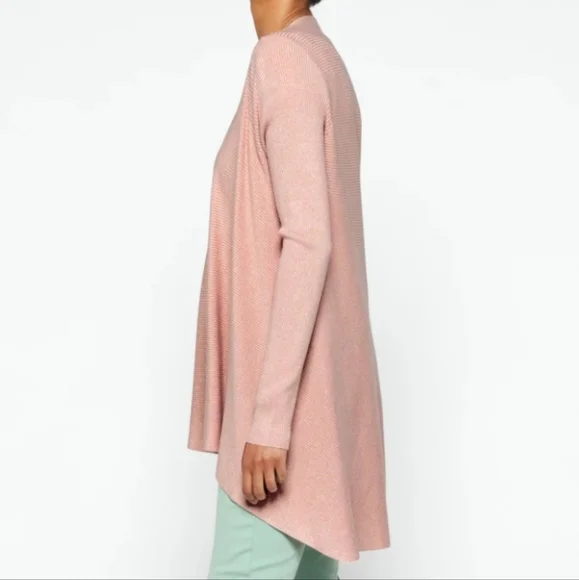 41 HAWTHORN, Saya Multi Ribbed Open Cardigan, Sandy Pink, EUC, Women's L - Picture 16 of 16